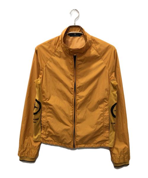 STONE ISLAND（ストーンアイランド）STONE ISLAND (ストーンアイランド) スタンドカラーナイロンジャケット イエロー サイズ:SIZE Lの古着・服飾アイテム