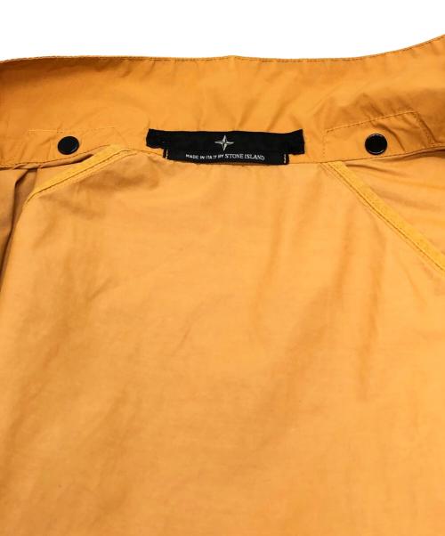 STONE ISLAND（ストーンアイランド）STONE ISLAND (ストーンアイランド) スタンドカラーナイロンジャケット イエロー サイズ:SIZE Lの古着・服飾アイテム