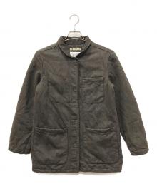 Maison Margiela 6（メゾンマルジェラ 6）の古着「比翼モールスキンカバーオール」｜ブラウン