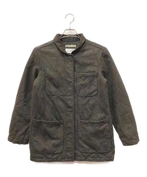 Maison Margiela 6（メゾンマルジェラ 6）Maison Margiela 6 (メゾンマルジェラ 6) 比翼モールスキンカバーオール ブラウン サイズ:38の古着・服飾アイテム