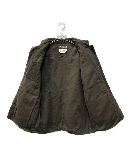 Maison Margiela 6（メゾンマルジェラ 6）Maison Margiela 6 (メゾンマルジェラ 6) 比翼モールスキンカバーオール ブラウン サイズ:38の古着・服飾アイテム