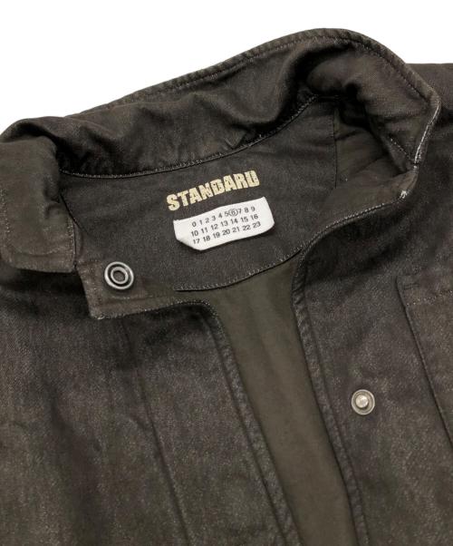 Maison Margiela 6（メゾンマルジェラ 6）Maison Margiela 6 (メゾンマルジェラ 6) 比翼モールスキンカバーオール ブラウン サイズ:38の古着・服飾アイテム
