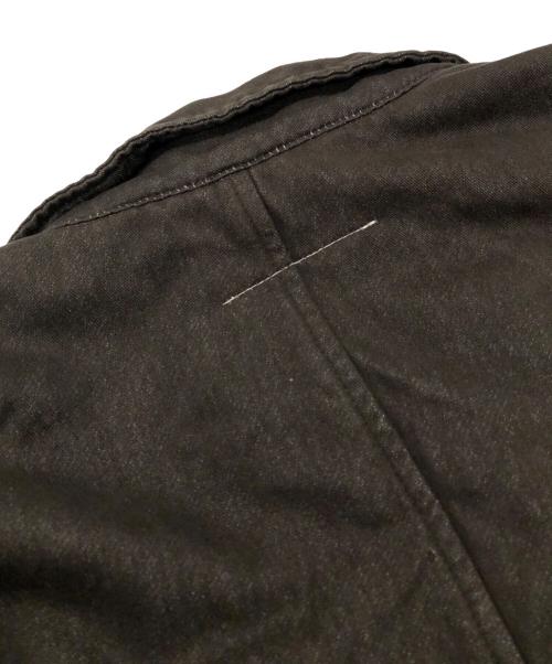 Maison Margiela 6（メゾンマルジェラ 6）Maison Margiela 6 (メゾンマルジェラ 6) 比翼モールスキンカバーオール ブラウン サイズ:38の古着・服飾アイテム