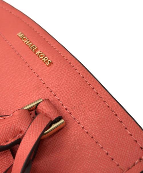 MICHAEL KORS（マイケルコース）MICHAEL KORS (マイケルコース) サッチェル2WAYバッグ ピンク サイズ:下記参照の古着・服飾アイテム