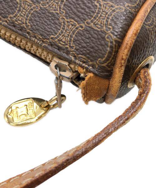 CELINE（セリーヌ）CELINE (セリーヌ) マカダム柄ミニショルダーバッグ ブラウン サイズ:下記参照の古着・服飾アイテム