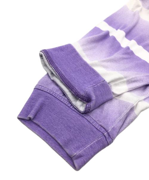 SUPREME（シュプリーム）SUPREME (シュプリーム) FADE STRIP L/S TOP パープル サイズ:SIZE Lの古着・服飾アイテム