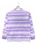 SUPREME (シュプリーム) FADE STRIP L/S TOP パープル サイズ:SIZE L：11000円