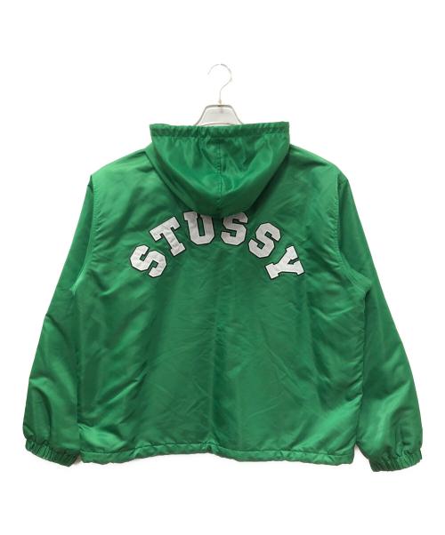 stussy（ステューシー）stussy (ステューシー) Hooded Coaches Jacket グリーン サイズ:SIZE XLの古着・服飾アイテム