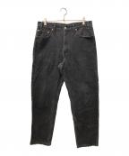 LEVI'Sリーバイス）の古着「550 後染めブラックデニムパンツ」｜ブラック