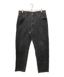 LEVI'S（リーバイス）の古着「550 後染めブラックデニムパンツ」｜ブラック