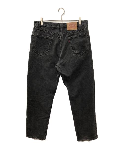 LEVI'S（リーバイス）LEVI'S (リーバイス) 550 後染めブラックデニムパンツ ブラック サイズ:36の古着・服飾アイテム