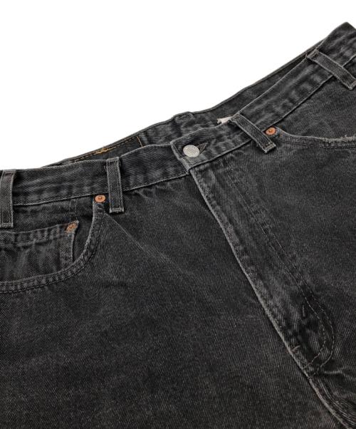 LEVI'S（リーバイス）LEVI'S (リーバイス) 550 後染めブラックデニムパンツ ブラック サイズ:36の古着・服飾アイテム