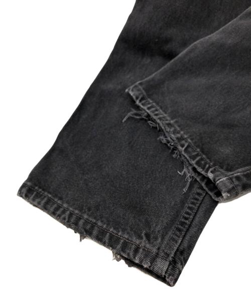 LEVI'S（リーバイス）LEVI'S (リーバイス) 550 後染めブラックデニムパンツ ブラック サイズ:36の古着・服飾アイテム