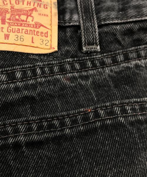 LEVI'S（リーバイス）LEVI'S (リーバイス) 550 後染めブラックデニムパンツ ブラック サイズ:36の古着・服飾アイテム