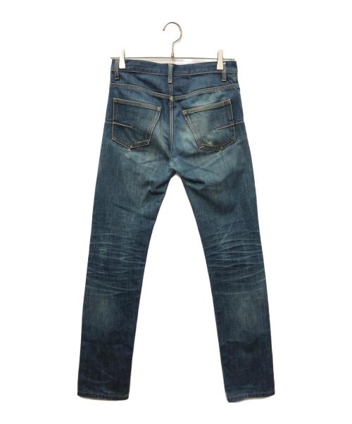 DIOR HOMME（ディオール オム）DIOR HOMME (ディオール オム) USED加工スキニーデニムパンツ インディゴ サイズ:26の古着・服飾アイテム