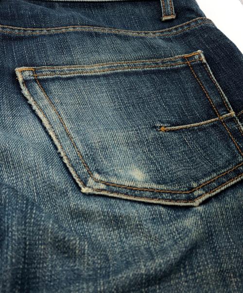 DIOR HOMME（ディオール オム）DIOR HOMME (ディオール オム) USED加工スキニーデニムパンツ インディゴ サイズ:26の古着・服飾アイテム