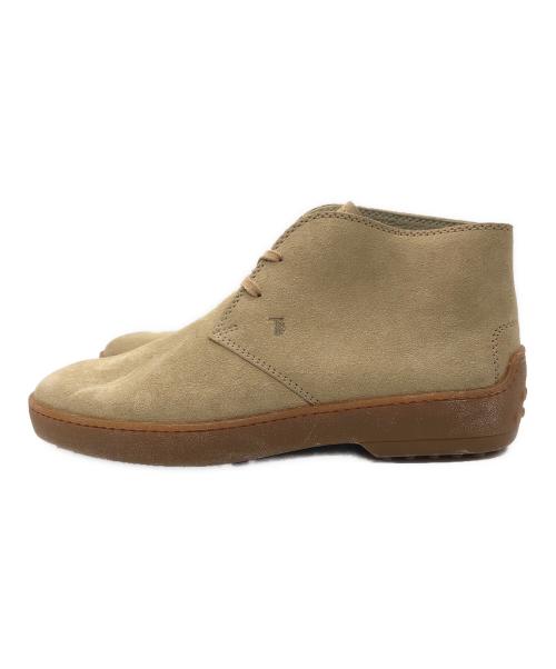 TOD'S（トッズ）TOD'S (トッズ) ショートブーツ ベージュ サイズ:SIZE 7の古着・服飾アイテム