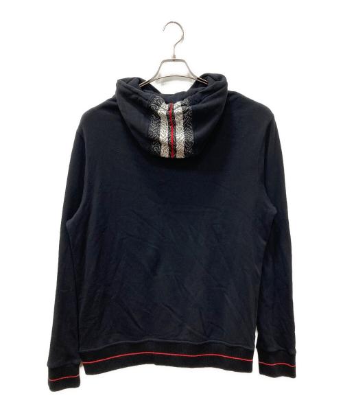 BURBERRY（バーバリー）BURBERRY (バーバリー) TBモノグラム プルオーバーパーカー ブラック サイズ:SIZE Lの古着・服飾アイテム