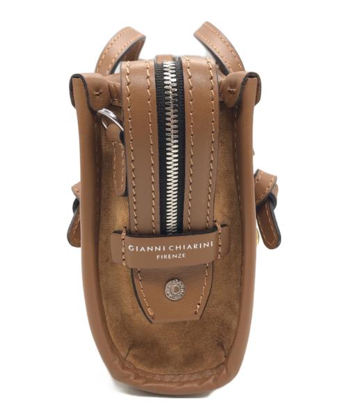 GIANNI CHIARINI（ジャンニ キアリーニ）GIANNI CHIARINI (ジャンニ キアリーニ) MARCELLA TNGR MINI バッグ ブラウンの古着・服飾アイテム