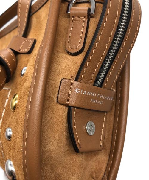 GIANNI CHIARINI（ジャンニ キアリーニ）GIANNI CHIARINI (ジャンニ キアリーニ) MARCELLA TNGR MINI バッグ ブラウンの古着・服飾アイテム