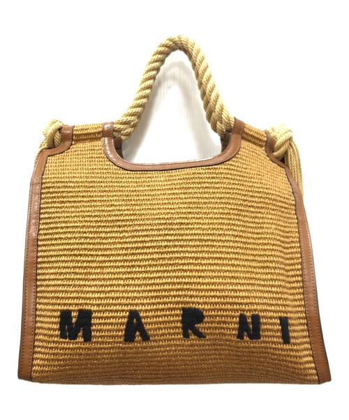 MARNI（マルニ）MARNI (マルニ) サマーマルセルトートバッグ ベージュの古着・服飾アイテム