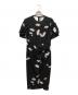 MaxMara（マックスマーラ）の古着「ベルト付き花柄ワンピース」｜ブラック