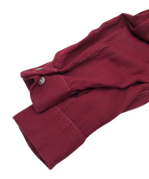 McGREGOR（マックレガー）McGREGOR (マックレガー) ヴィンテージギャバジンシャツ ボルドー サイズ:SIZE Ｓの古着・服飾アイテム