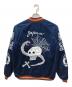 HOUSTON (ヒューストン) ベルベットスーベニアジャケット ブルー サイズ:SIZE XL：17000円