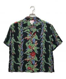 KAMIYA（カミヤ）の古着「Aloha H/S Shirt」｜ブラック