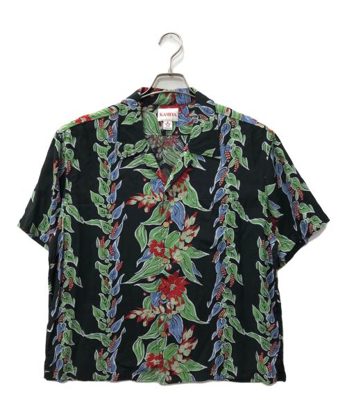 KAMIYA（カミヤ）KAMIYA (カミヤ) Aloha H/S Shirt ブラック サイズ:SIZE Sの古着・服飾アイテム