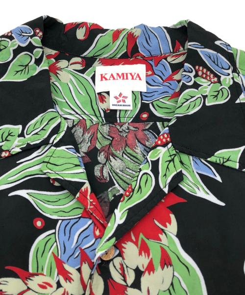 KAMIYA（カミヤ）KAMIYA (カミヤ) Aloha H/S Shirt ブラック サイズ:SIZE Sの古着・服飾アイテム
