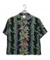 KAMIYA（カミヤ）の古着「Aloha H/S Shirt」｜ブラック
