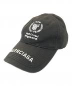 BALENCIAGAバレンシアガ）の古着「World Food Programme CAP」｜ブラック
