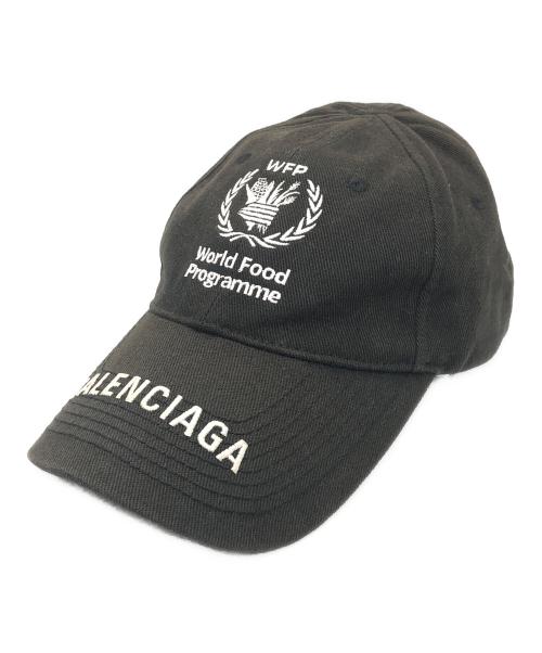 BALENCIAGA（バレンシアガ）BALENCIAGA (バレンシアガ) World Food Programme CAP ブラックの古着・服飾アイテム