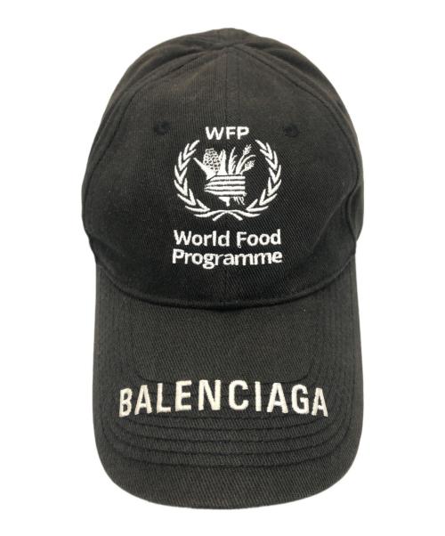 BALENCIAGA（バレンシアガ）BALENCIAGA (バレンシアガ) World Food Programme CAP ブラックの古着・服飾アイテム