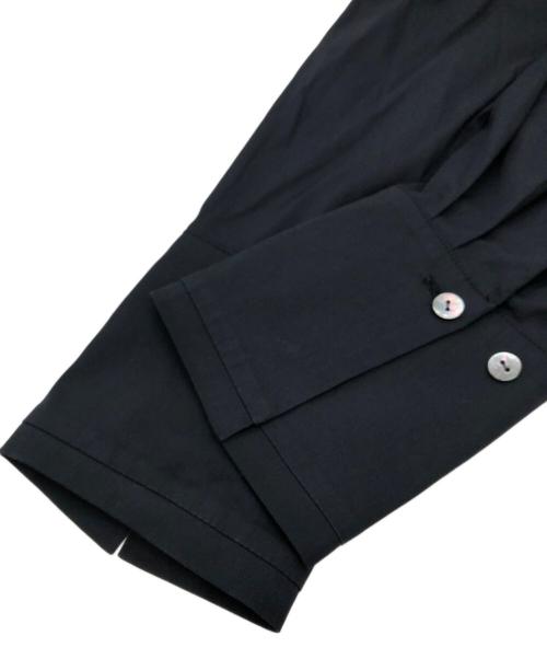deres（デレス）deres (デレス) Natalie bottle neck drape blouse ブラック サイズ:FREEの古着・服飾アイテム