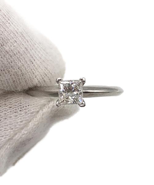 TIFFANY & Co.（ティファニー）TIFFANY & Co. (ティファニー) プリンセスカットスクエアリング シルバー サイズ:8号の古着・服飾アイテム