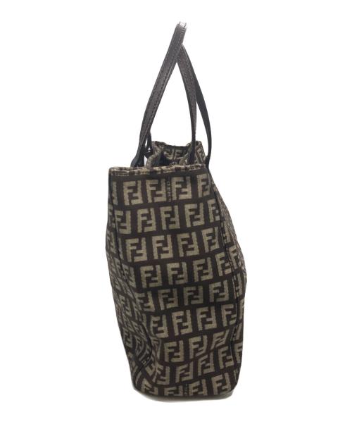 FENDI（フェンディ）FENDI (フェンディ) ズッキーノトートバッグ ブラウンの古着・服飾アイテム