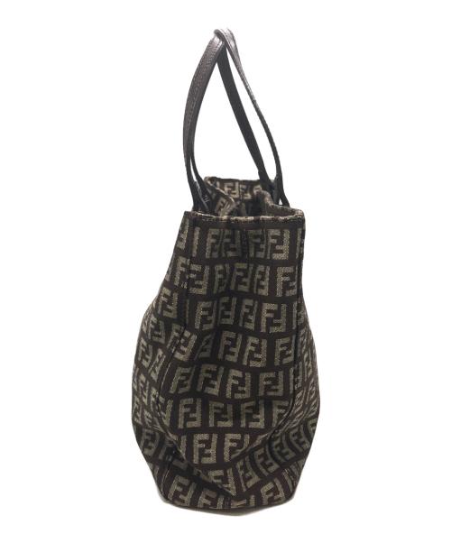 FENDI（フェンディ）FENDI (フェンディ) ズッキーノトートバッグ ブラウンの古着・服飾アイテム