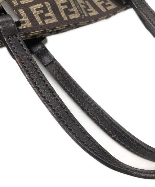 FENDI（フェンディ）FENDI (フェンディ) ズッキーノトートバッグ ブラウンの古着・服飾アイテム