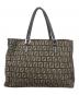 FENDI (フェンディ) ズッキーノトートバッグ ブラウン：35000円