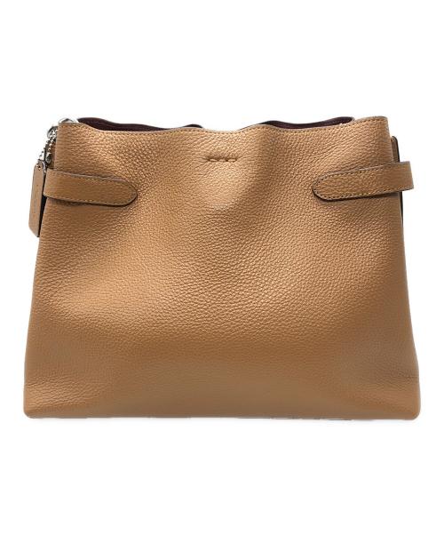 COACH（コーチ）COACH (コーチ) ハンナ2WAYショルダーバッグ ベージュの古着・服飾アイテム