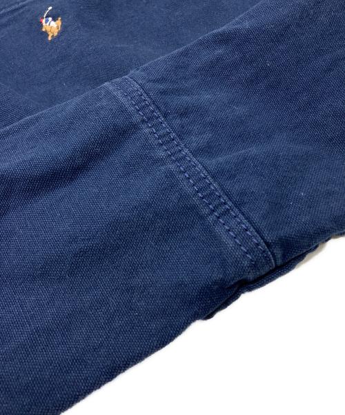 POLO RALPH LAUREN（ポロ・ラルフローレン）POLO RALPH LAUREN (ポロ・ラルフローレン) 2WAYキャンバストートバッグ ネイビー サイズ:下記参照の古着・服飾アイテム