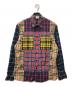 BURBERRY（バーバリー）の古着「パッチワークチェックシャツ」｜マルチカラー