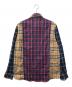 BURBERRY (バーバリー) パッチワークチェックシャツ マルチカラー サイズ:M：15000円