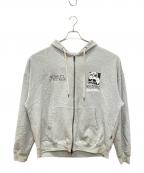 Hysteric Glamour×genzaiヒステリックグラマー×ゲンザイ）の古着「Zip Hoodie」｜グレー