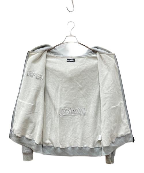 Hysteric Glamour（ヒステリックグラマー）Hysteric Glamour (ヒステリックグラマー) genzai (ゲンザイ) Zip Hoodie グレー サイズ:SIZE Lの古着・服飾アイテム