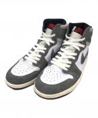 NIKEナイキ）の古着「Air Jordan 1 Retro High OG "Black and Smoke Grey"」｜グレー×ホワイト