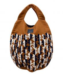 mina perhonen（ミナ ペルホネン）の古着「twin flower egg bag」｜ブラウン