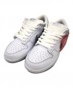 NIKE SB×SUPREMEナイキエスビー×シュプリーム）の古着「Dunk Low "White/Metallic Silver" (25FW Week2)」｜ホワイト